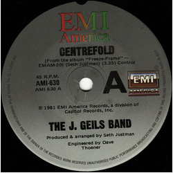 The J. Geils Band Centrefold Vinyl 7" USED