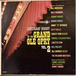 Various Saturday Night At The Grand Ole Opry Vol. 2 Vinyl LP USED