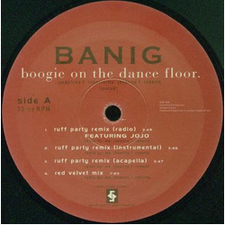 Banig Boogie On The Dance Floor Vinyl 12" USED