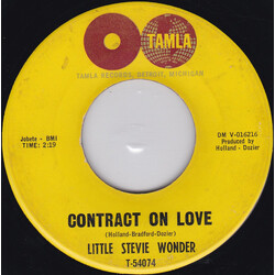 Stevie Wonder Contract On Love Vinyl 7" USED