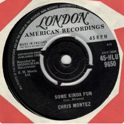 Chris Montez Some Kinda Fun Vinyl 7" USED