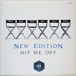 New Edition Hit Me Off USED VINYL 12INCH 33 S RPM SINGLE