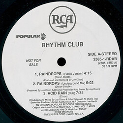 Rhythm Club Raindrops USED VINYL 12"