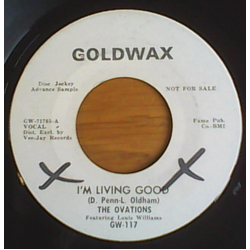 The Ovations I'm Living Good Vinyl 7" USED