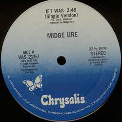 Midge Ure If I Was Vinyl 12" USED