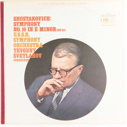 Dmitri Shostakovich / Russian State Symphony Orchestra / Evgeni Svetlanov Symphony No. 10 In E Minor (Op. 93) Vinyl LP USED