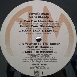 Sam Neely Down Home Vinyl LP USED