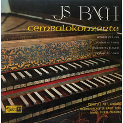 Johann Sebastian Bach / Isabelle Nef / Symphonie Orchester Radio Genf / Pierre Colombo (2) Cembalokonzerte Vinyl LP USED