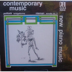 Robert Pollock / Alfred Nieman New Piano Music (Bridgeforms / Sonata No. 2) Vinyl LP USED