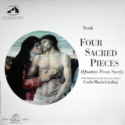 Giuseppe Verdi / Philharmonia Orchestra / Philharmonia Chorus / Carlo Maria Giulini Four Sacred Pieces = Quattro Pezzi Sacri Vinyl LP USED