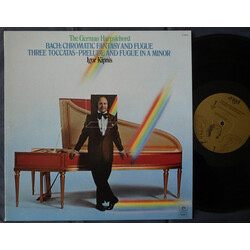 Johann Sebastian Bach / Igor Kipnis The German Harpsichord: Chromatic Fantasy And Fugue, Three Toccatas, Prelude And Fugue In A Minor Vinyl LP USED