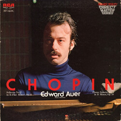 Frédéric Chopin / Edward Auer Scherzo No.2 In B-Flat Minor, Op.31 / Piano Sonata No.3 In B Minor, Op.58 Vinyl LP USED