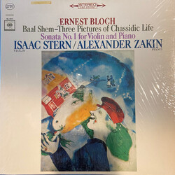 Ernest Bloch / Isaac Stern / Alexander Zakin Baal Shem - Three Pictures of Chassidic Life/ Sonata No. 1 for Violin and Piano Vinyl LP USED