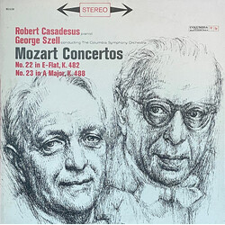 Wolfgang Amadeus Mozart / Robert Casadesus / George Szell Concertos No. 22 In E Flat, K. 482 / No. 23 In A Major, K. 488 Vinyl LP USED