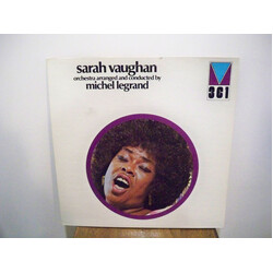 Sarah Vaughan / Michel Legrand Orchestra Arranged And Conducted By Michel Legrand Vinyl LP USED