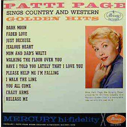 Patti Page Patti Page Sings Country And Western Golden Hits Vinyl LP USED