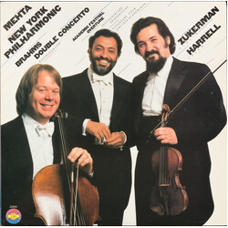 Zubin Mehta / New York Philharmonic / Pinchas Zukerman / Lynn Harrell / Johannes Brahms Double Concerto / Academic Festival Overture Vinyl LP USED
