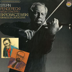 Krzysztof Penderecki / Isaac Stern / Stanislaw Skrowaczewski / Minnesota Orchestra Violin Concerto Vinyl LP USED
