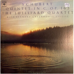 Franz Schubert / Juilliard String Quartet / Bernard Greenhouse Quintet In C, Op. 163 Vinyl LP USED