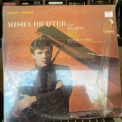 Misha Dichter Misha Dichter Plays Brahms/Stravinksy Vinyl LP USED