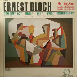 Ernest Bloch / Pro Arte Quartet String Quartet No.2 / Prelude / Night / Two Pieces For String Quartet Vinyl LP USED