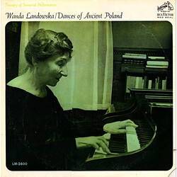 Wanda Landowska Dances Of Ancient Poland Vinyl LP USED