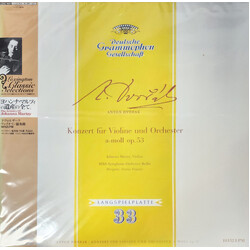 Antonín Dvořák / Johanna Martzy / Ferenc Fricsay / RIAS Symphonie-Orchester Berlin Konzert Für Violine Und Orchester A-Moll Op. 53 Vinyl LP USED