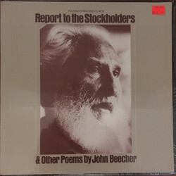 John Beecher (3) Report To The Stockholders & Other Poems Vinyl LP USED