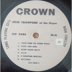 Jesse Crawford At The Organ Vinyl LP USED