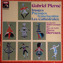 Gabriel Pierné / Orchestre Philharmonique Des Pays De Loire / Pierre Dervaux (2) Images / Paysages Franciscains / Les Cathédrales Vinyl LP USED