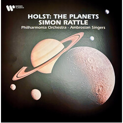 Gustav Holst / Sir Simon Rattle / Philharmonia Orchestra / The Ambrosian Singers The Planets Vinyl LP USED