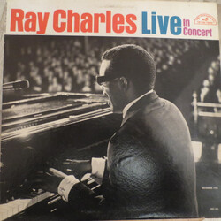 Ray Charles Live In Concert Vinyl LP USED