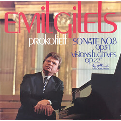 Emil Gilels / Sergei Prokofiev Sonate No. 8 Op. 84 / Visions Fugitives Op. 22 Vinyl LP USED