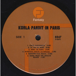 Korla Pandit Korla Pandit In Paris Vinyl LP USED