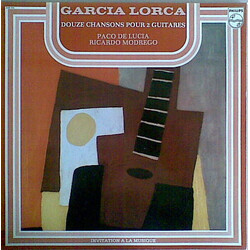 Federico García Lorca / Paco De Lucía / Ricardo Modrego Douze Chansons Pour 2 Guitares Vinyl LP USED