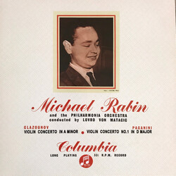 Michael Rabin Concerto In A Minor Op.82 / Concerto Nº.1 In D Major Vinyl LP USED