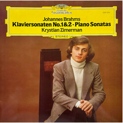 Johannes Brahms / Krystian Zimerman Klaviersonaten No.1 & 2 = Piano Sonatas Vinyl LP USED