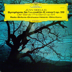 Jean Sibelius / Radion Sinfoniaorkesteri / Okko Kamu Symphonie Nr. 1 E-moll (In E Minor) Op. 39 / Der Barde (The Bard) Op. 64 Vinyl LP USED
