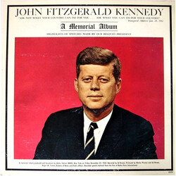 John F. Kennedy A Memorial Album Vinyl LP USED