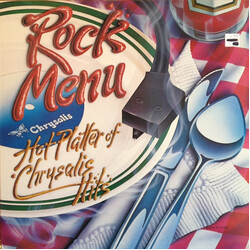 Various Rock Menu - Hot Platter Of Chrysalis Hits Vinyl LP USED
