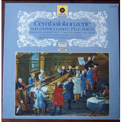 Johann Sebastian Bach / Carl Philipp Emanuel Bach / Gustav Leonhardt / Alan Curtis (2) Cembalokonzerte Vinyl LP USED