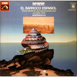 Hespèrion XX El Barroco Español ('Tonos Humanos' Und Instrumentalmusik Um 1640-1700) Vinyl LP USED