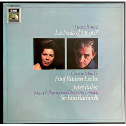 Hector Berlioz / Gustav Mahler / Janet Baker / Sir John Barbirolli / New Philharmonia Orchestra Les Nuits D'été / Fünf Rückert Lieder Vinyl LP USED