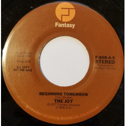 The Joy (2) Beginning Tomorrow Vinyl 7" USED