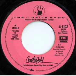 The J. Geils Band Centerfold Vinyl 7" USED