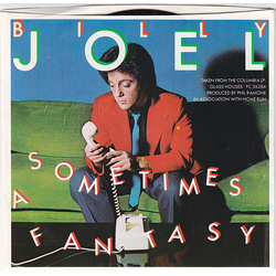 Billy Joel Sometimes A Fantasy Vinyl 7" USED