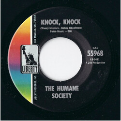 The Humane Society Knock, Knock / Tip-Toe Thru The Tulips With Me Vinyl 7" USED