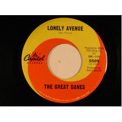 The Great Danes (2) Lonely Avenue / Hey, Senorita Vinyl 7" USED