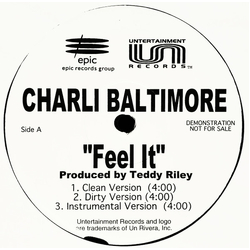 Charli Baltimore Feel It / Thorough Bitches Vinyl 12" USED