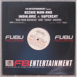Beenie Man / India.Arie / Super Cat (2) Bad Man Bizness / Video (Remix) Vinyl 12" USED